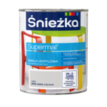 Farba emaliowa Supermal akrylowy A302 Szary Jasny półpołysk 0,8 l Śnieżka
