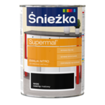 Supermal Emalia Nitro matowa czarny N105 0,8 l Śnieżka