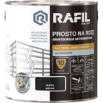 Gruntoemalia PROSTO Na Rdzę Młotkowy Czarny 2,5 l RAFIL