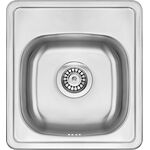 Zlewozmywak MERCATO SATYNA 1K B/O 410 x 440 x 165 mm 3,5" + osprzęt