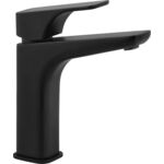 Bateria umywalkowa HIACYN NERO z podwyższonym korpusem