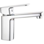 Bateria umywalkowa Maro chrom stojąca bez zamknięcia odpływu