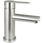 Bateria umywalkowa Lupo STAL stojąca bez zamknięcia odpływu