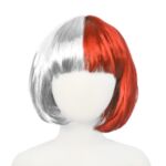 Peruka bob "Biało-Czerwoni"