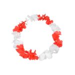 Naszyjnik hawajski "Biało-Czerwoni"