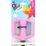 Pedały dziecięce różowe komplet 4bike junior