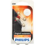 Zestaw żarówek samochodowych C5W rurki 5 W 12 V blister PHILIPS