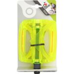 Pedały fluor neon żółty komplet 4bike