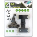 Uchwyt telefonu podwójny na przyssawkę TWIN CLAMP 4Car