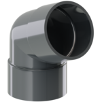 Kolano 90/67,5° PVC RAL8017 KROP