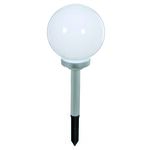 Lampa solarna wbijana kula 15 cm 2 diody LED