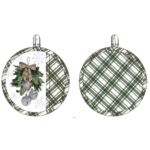 Łapka kuchenna z kieszonką 18 x 18 cm