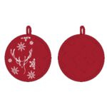 Łapka kuchenna z kieszonką II 18 x 18 cm