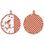 Łapka kuchenna z kieszonką I 18 x 18 cm