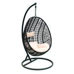 Fotel podwieszany 1 osobowy z poduszkami