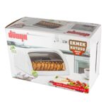 Chlebak Rattan 41,7 x 26,9 x 18,1 cm szary