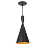 Lampa wisząca Garda 1 x E27 czarna Light Prestige