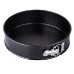 Tortownica 26 cm dno fakturowane non-stick czarna (990-104)