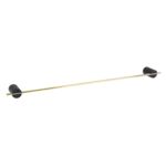 Wieszak kąpielowy SINTRA 60CM czarny/złoty