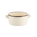 Rondel emaliowany 1,45 l śr. 16 cm  krem