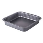 Forma do tarty kwadratowa 24 cm non-stick szara