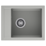 Zlewozmywak CALI 40 x 50 cm + bateria elasyczna szary