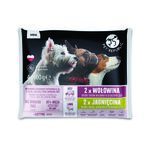 Karma dla psa wołowina-jagnięcina dla małych ras 4 x 100 g PetRepublic