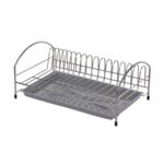 Suszarka do naczyń 1-poziomowa 40 cm z tacką 1G chrom