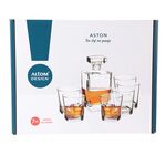 Zestaw do whisky Aston karafka 0,75 l + 6 szklanek 280 ml