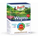 Wapno granulowane 3w1 z kwasami humusowymi i pożytecznymi mikroorganizmami karton 1 kg Florovit Mikroflora