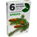 Podgrzewacze zapachowe 6 sztuk świerk