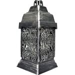 Znicz KATEDRA kwiat 14,5 x 32 cm 24 h 80 g srebrny