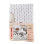 Komplet pościeli świątecznej SNOW/01 160 x 200 cm + 70 x 80 cm