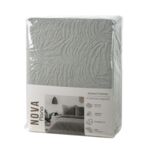 Komplet pościeli FLANO 160 x 200 cm, 70 x 80 cm/x2 srebrny