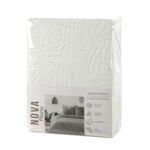 Komplet pościeli FLANO 160 x 200 cm, 70 x 80 cm/x2 kremowy