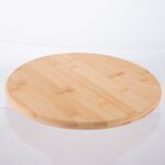 Patera okrągła bambusowa obrotowa 32 x 3,5 cm