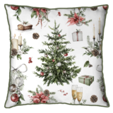 Poszewka na poduszkę świąteczna choinka 45 x 45 cm