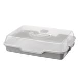 Pojemnik na ciasto COOKIE 8 x 24 x 34 cm szary