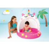 Brodzik dmuchany jednorożec 102 x 66 cm 45 l biało-różowy