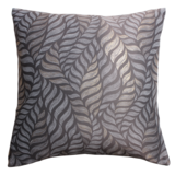 Poszewka ALLORO 45 x 45 cm taupe/złoty nadruk 2S