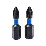 Końcówki wkrętakowe udarowe krzyżowe PH1 x 25 mm, 2 szt.