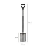 Szpadel Ergonomic ostry Fiskars 125 cm