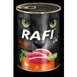 Karma mokra dla kotów RAFI z kaczką 400 g RAFI