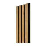 Panel lamelowy dąb górski czarny 1,1 x 16,8 x 275 cm