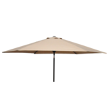 Parasol ogrodowy z wentylacją Market cappuccino 3 m