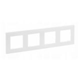 Ramka poczwórna NILOE STEP biała LEGRAND