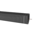 Rura karbowana RKGS 32 czarna 750N z pilotem 25 mb