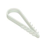 Uchwyt wciskany okrągły UWO 3 x 6 100 sztuk szary AKS Zielonka