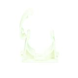 Uchwyt U-25 zamykany - 5 sztuk Biały AKS Zielonka