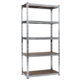 Regał metalowy ocynkowany 5 półek 180 x 90 x 40 cm 175 kg